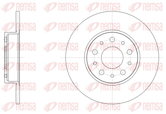 Brake Disc - 61500.00 REMSA