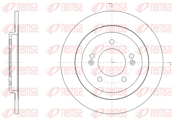 Brake Disc - 61506.00 REMSA