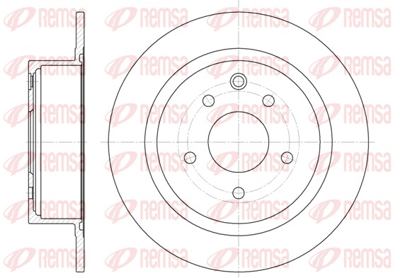 Brake Disc - 61530.00 REMSA