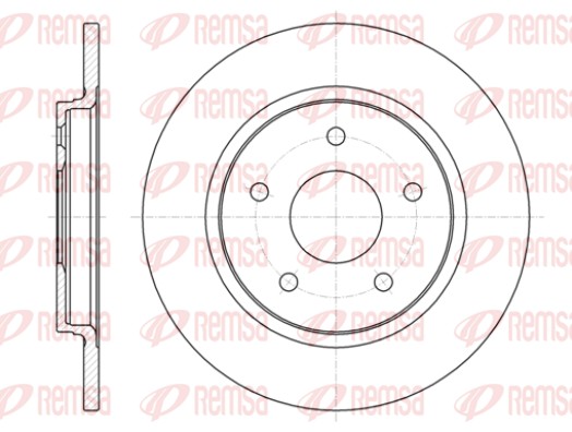 Brake Disc - 61394.00 REMSA