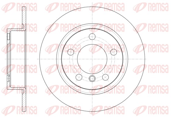 Brake Disc - 61441.00 REMSA