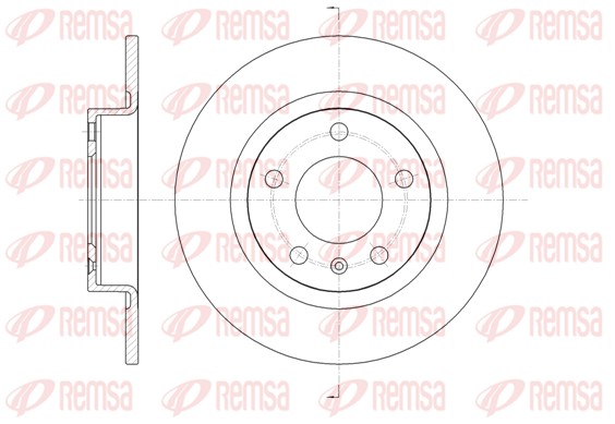 Brake Disc - 61469.00 REMSA