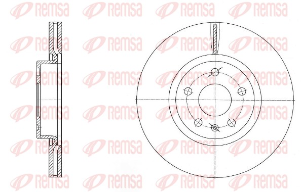 Brake Disc - 6972.10 REMSA