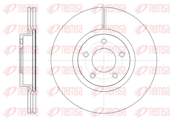 Brake Disc - 61403.10 REMSA