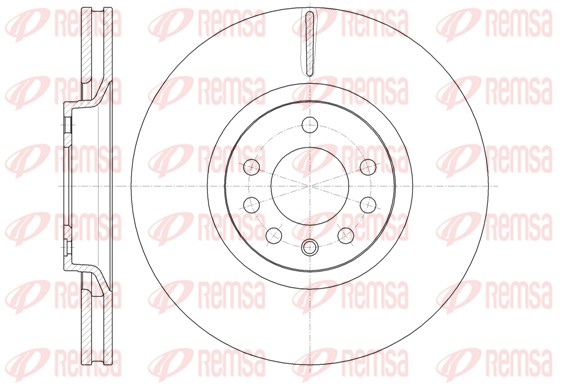 Brake Disc - 61488.10 REMSA