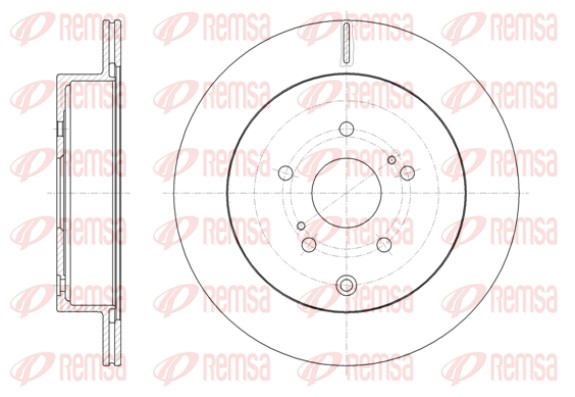 Brake Disc - 61416.10 REMSA