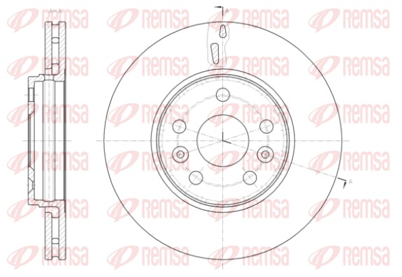 Brake Disc - 61411.10 REMSA