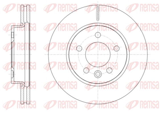 Brake Disc - 61418.10 REMSA