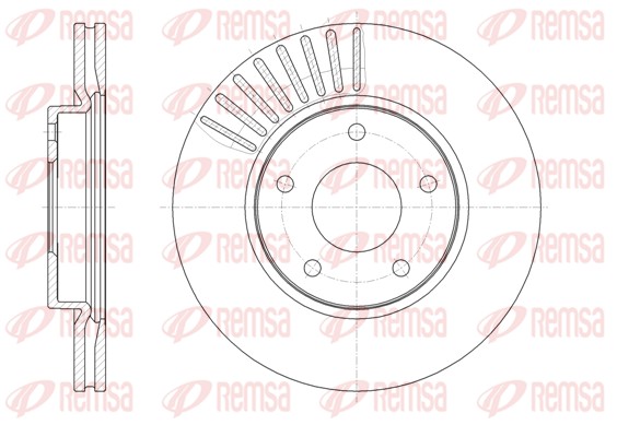 Brake Disc - 61466.10 REMSA