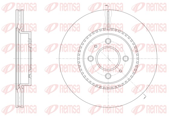 Brake Disc - 61463.10 REMSA