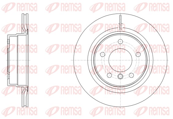 Brake Disc - 61495.10 REMSA