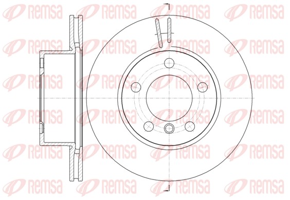 Brake Disc - 61448.10 REMSA