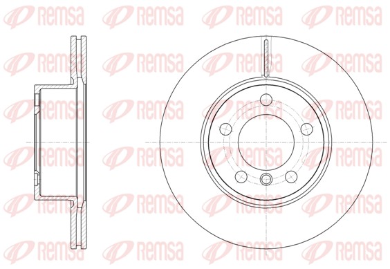 Brake Disc - 61449.10 REMSA