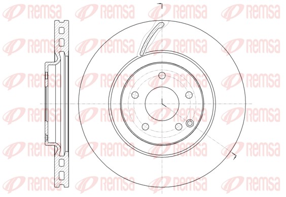 Brake Disc - 61525.10 REMSA