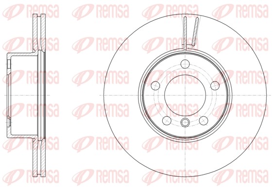Brake Disc - 61496.10 REMSA