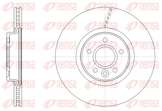 Brake Disc - 61542.10 REMSA