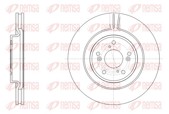 Brake Disc - 62557.10 REMSA