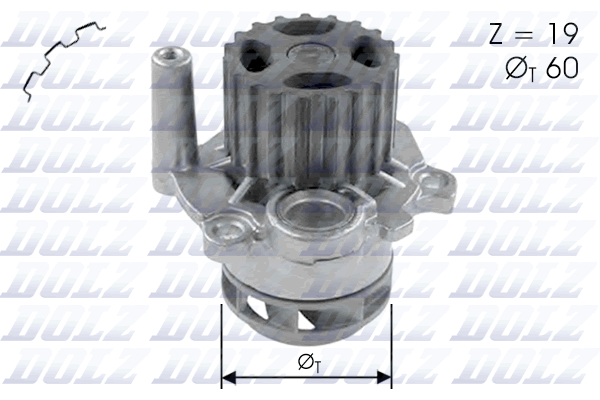 Water Pump - A197 DOLZ