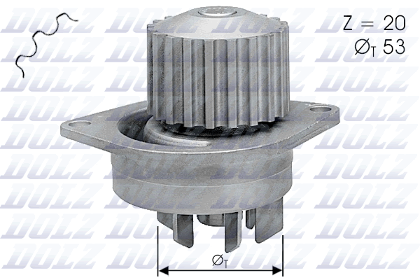 Pompa acqua - C111 DOLZ