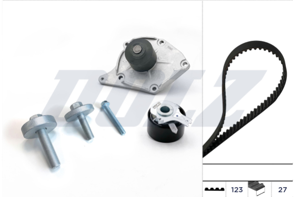 Water Pump & Timing Belt Set - KD003 DOLZ