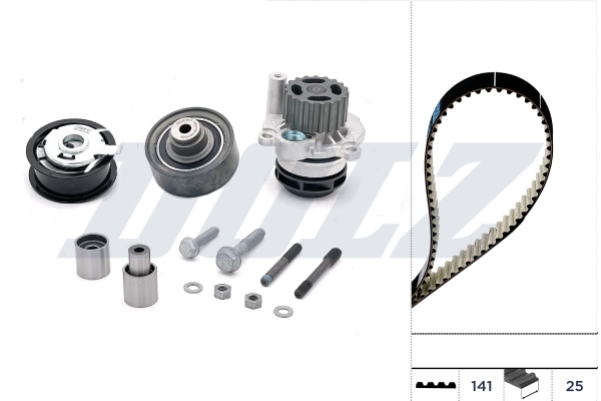 Water Pump & Timing Belt Set - KD013 DOLZ