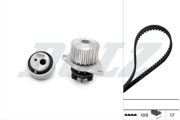 Water Pump & Timing Belt Set - KD026 DOLZ