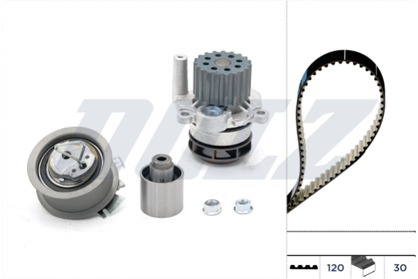 Water Pump & Timing Belt Set - KD036 DOLZ