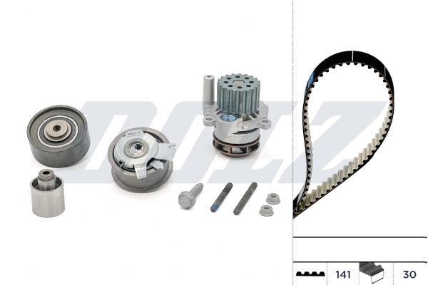 Water Pump & Timing Belt Set - KD047 DOLZ