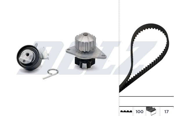 Water Pump & Timing Belt Set - KD061 DOLZ