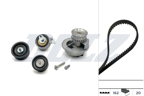 Water Pump & Timing Belt Set - KD069 DOLZ