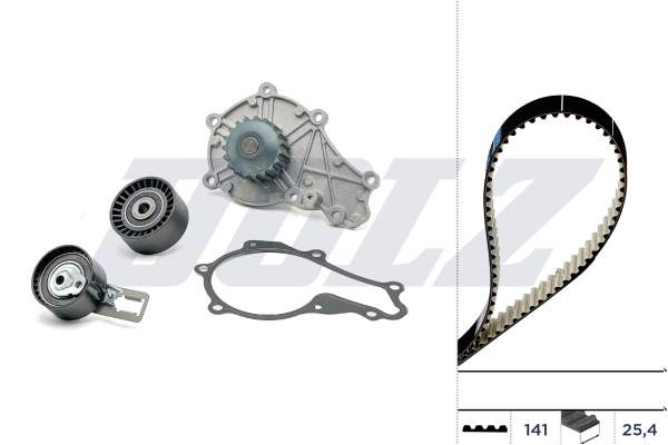 Water Pump & Timing Belt Set - KD079 DOLZ