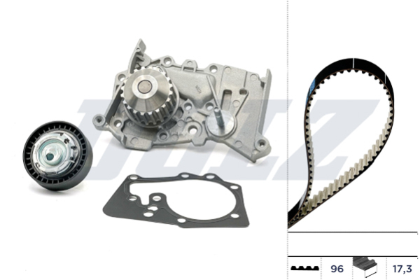 Water Pump & Timing Belt Set - KD085 DOLZ