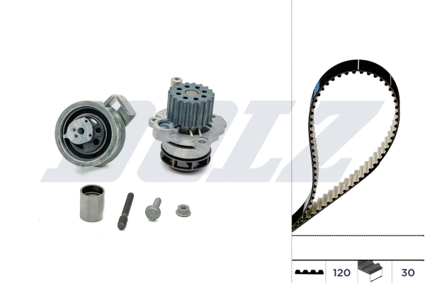Water Pump & Timing Belt Set - KD105 DOLZ