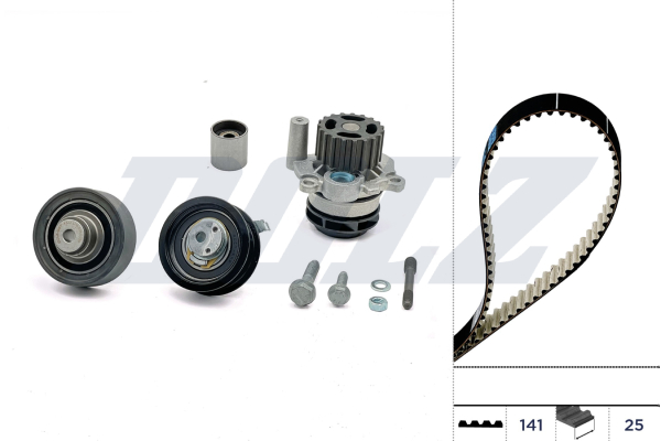 Water Pump & Timing Belt Set - KD108 DOLZ