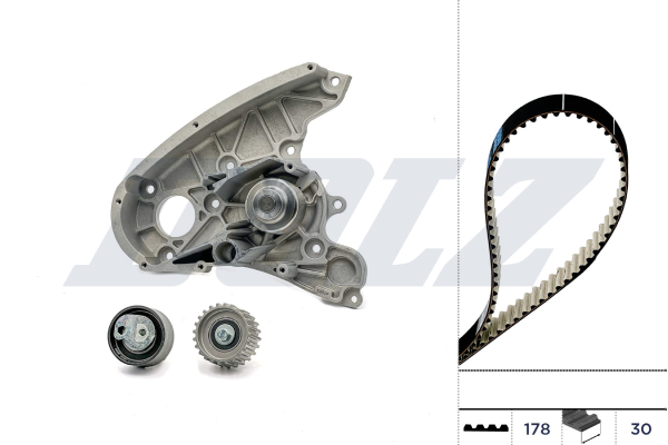 Water Pump & Timing Belt Set - KD112 DOLZ