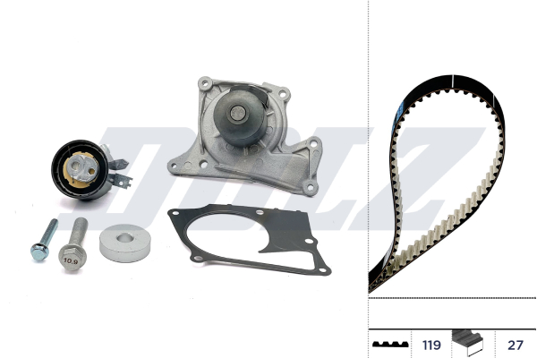 Water Pump & Timing Belt Set - KD113 DOLZ