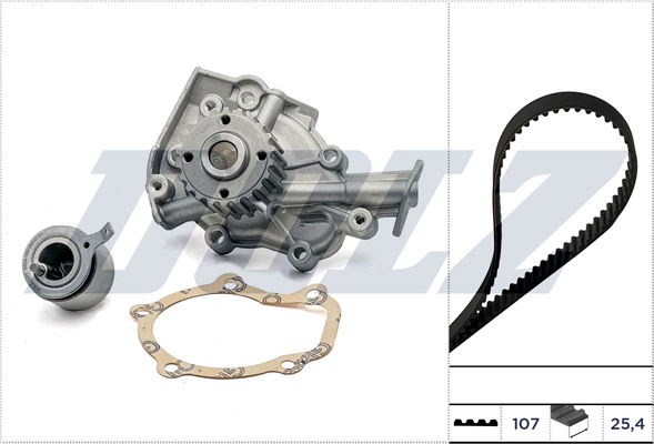 Water Pump & Timing Belt Set - KD138 DOLZ