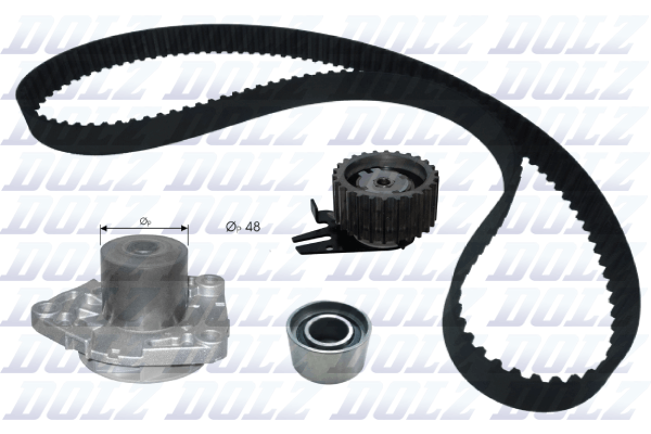 Water Pump & Timing Belt Set - KD301 DOLZ