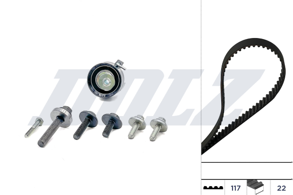 Timing Belt Set - SKD070 DOLZ
