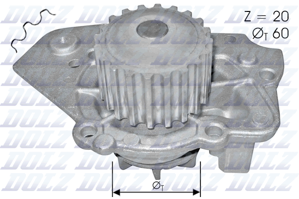 Водяной насос - T136 DOLZ