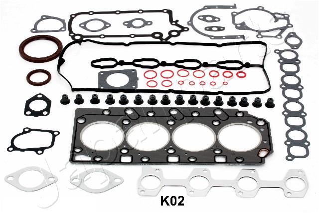 Full Gasket Set, engine - KM-K02 JAPANPARTS