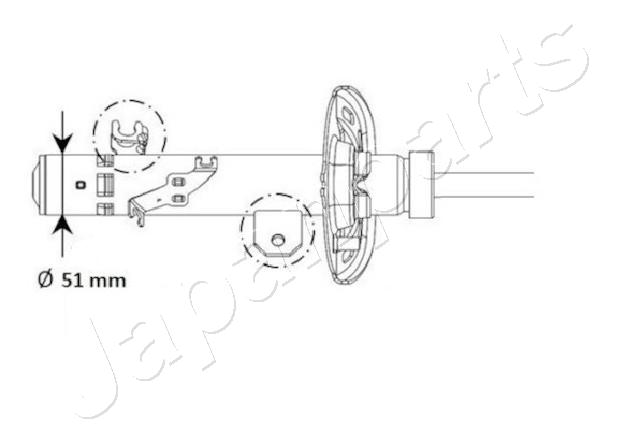 Ammortizzatore - MM-01130 JAPANPARTS