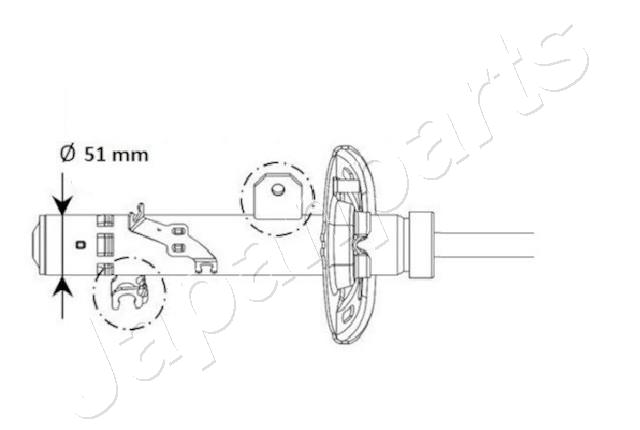 Shock Absorber - MM-01131 JAPANPARTS
