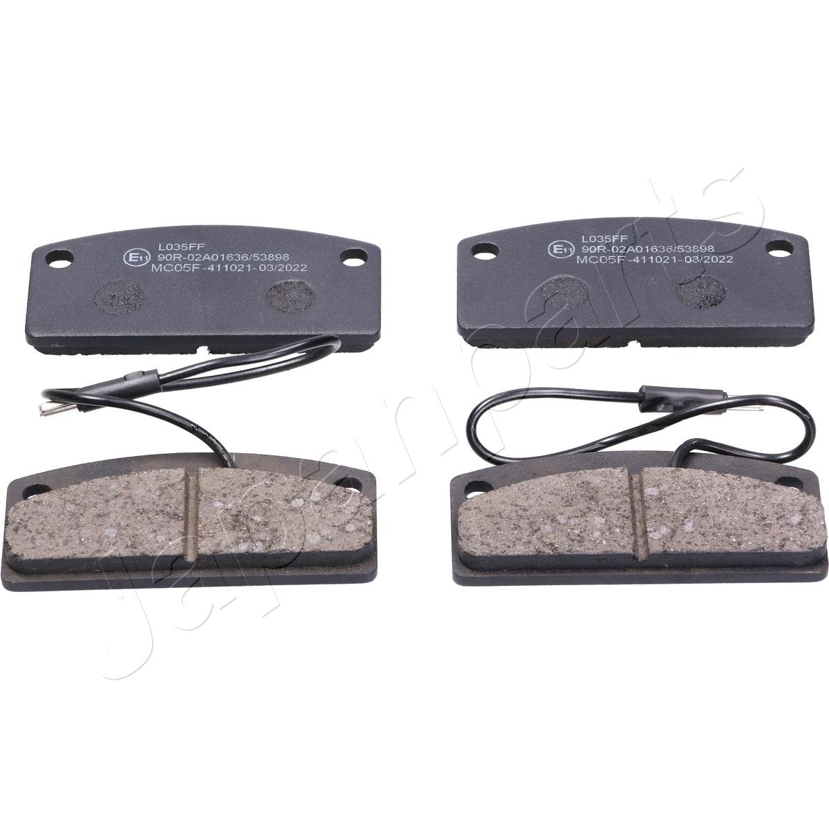 Kit pastiglie freno, Freno a disco - PA-MC05 JAPANPARTS