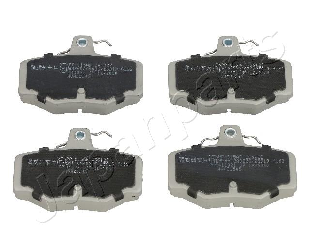 stabdžių trinkelių rinkinys, diskinis stabdys - PP-015AF JAPANPARTS