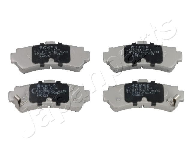 Brake Pad Set, disc brake - PP-196AF JAPANPARTS