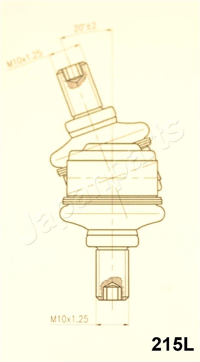 Stabilizzatore, Autotelaio - SI-215L JAPANPARTS