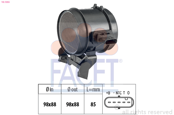 Air Mass Sensor - 10.1355 FACET