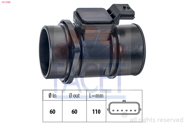Air Mass Sensor - 10.1388 FACET