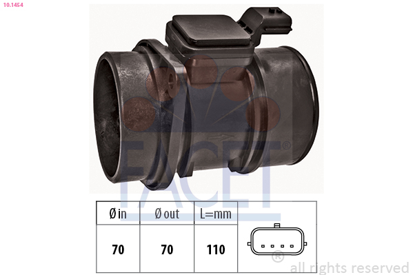 Air Mass Sensor - 10.1454 FACET